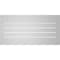 Ekena Millwork Vertical Surface Mount PVC Gable Vent: Functional, w/ 2"W x 1-1/2"P Brickmould Frame, 36"W x 18"H GVPVE36X1802SF - alternate 5